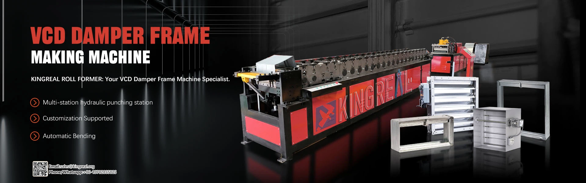 HAVC Damper Frame Machine